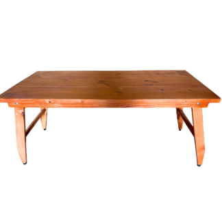 Mesa desmontável de madeira