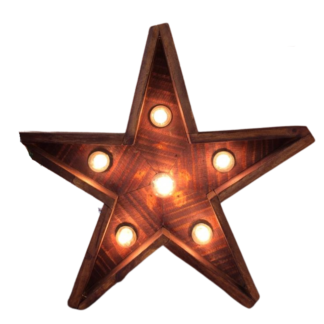 Mini Estrela Luminosa para decorar ambientes e eventos. Compacta, charmosa e ideal para criar um destaque especial na decoração.